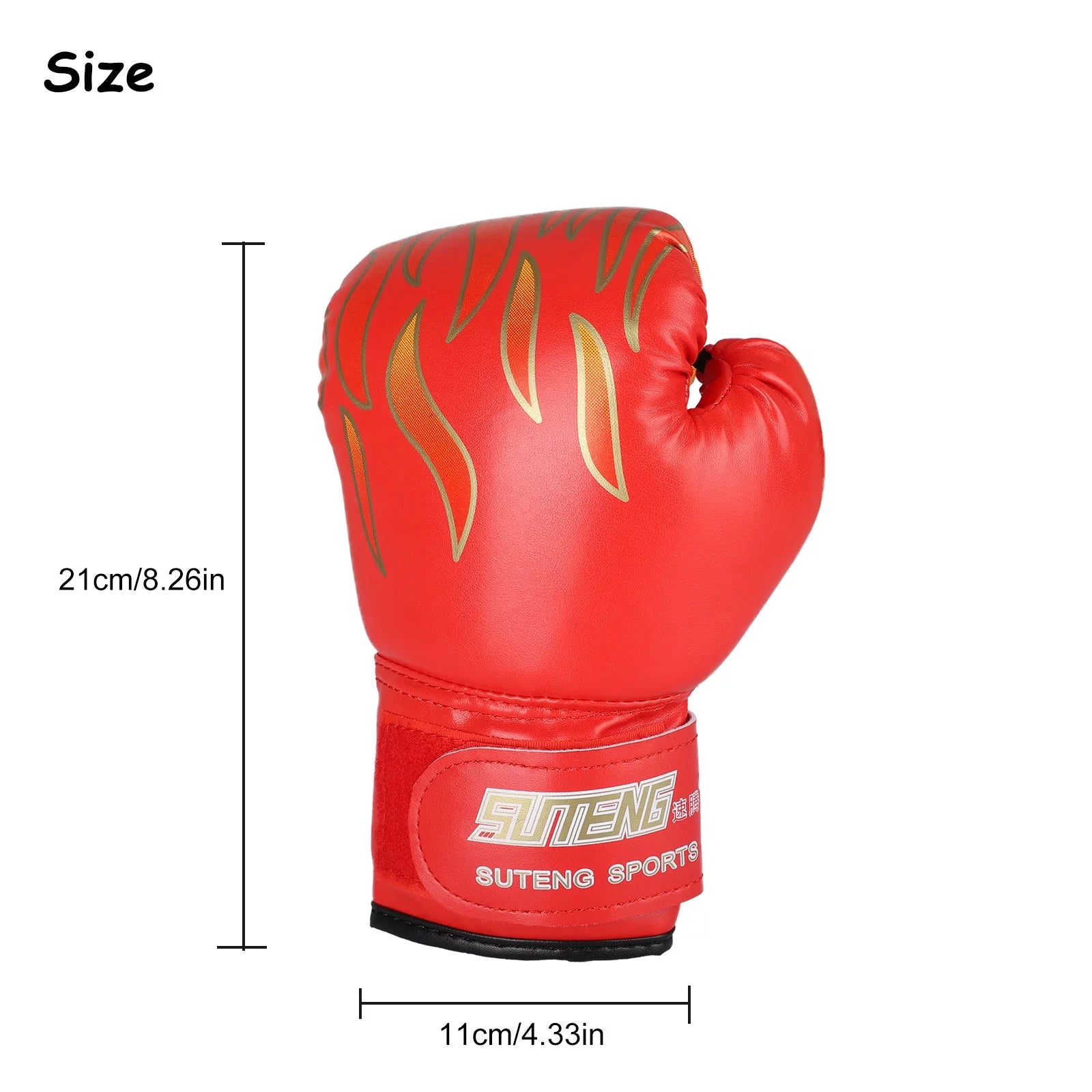 Small Boxing Gloves, Cartoon PU Leather Sparring Grappling Punch Training Boxing Gloves, 3Oz Breathable and Lightweight Boxing Gloves with Adjustable Sticky Wrist Strap