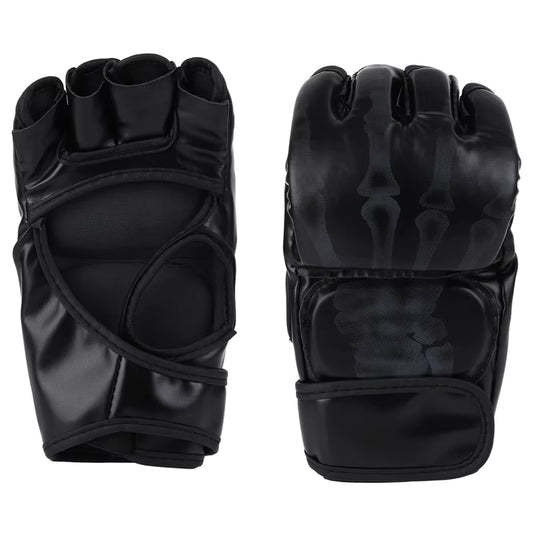 Half Fingers MMA Fighting Gloves Comfortable Easy to Use Durable Sturdy Breathability Boxing Gloves for Men