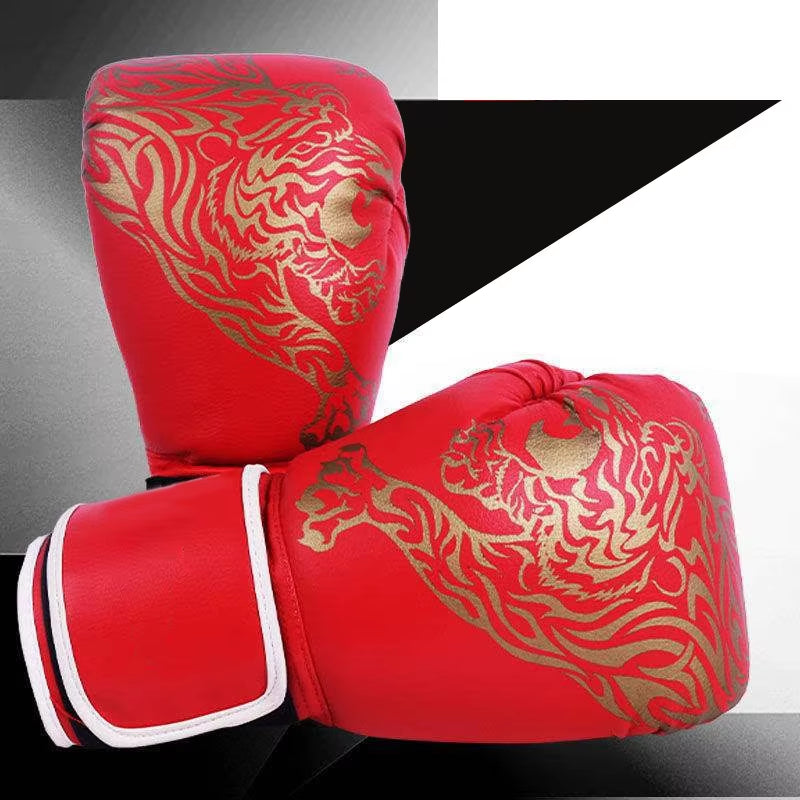 Thickened Adult Boxing Gloves Sanda Professional Competition Muay for Training Sandbag Fighting Taekwondo