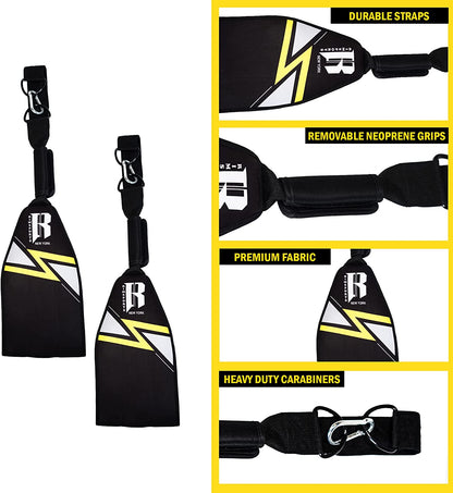 Hanging Abs Strap - Abdominal Slings - Hanging Ab Straps - Hanging Straps - Abs Pull up Straps - Sit up Straps - Hanging Ab Strap - Ab Sling Straps - Abs Sling Straps - Hanging Bar for Exercise